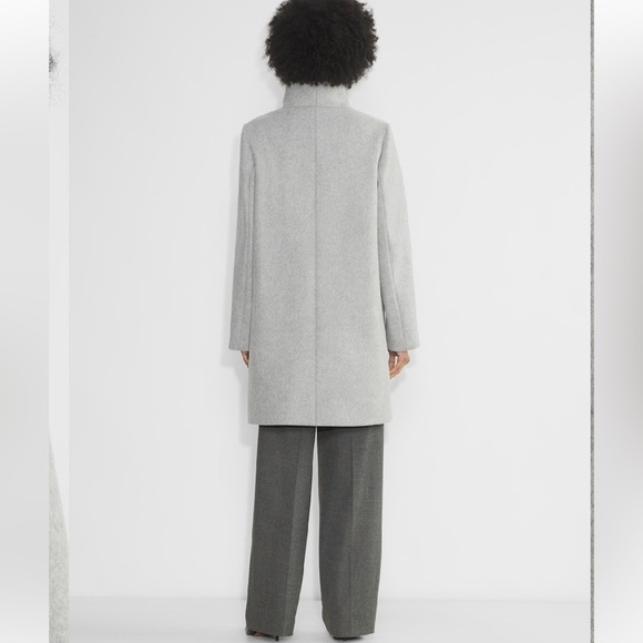 Wilfred The Cacoon Coat New-Virgin Wool, size L, Heather Light Grey - Picture 15 of 16